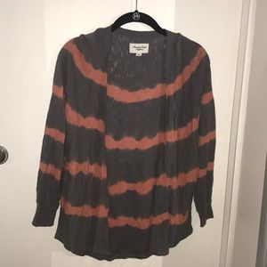 Gray and pink cardigan